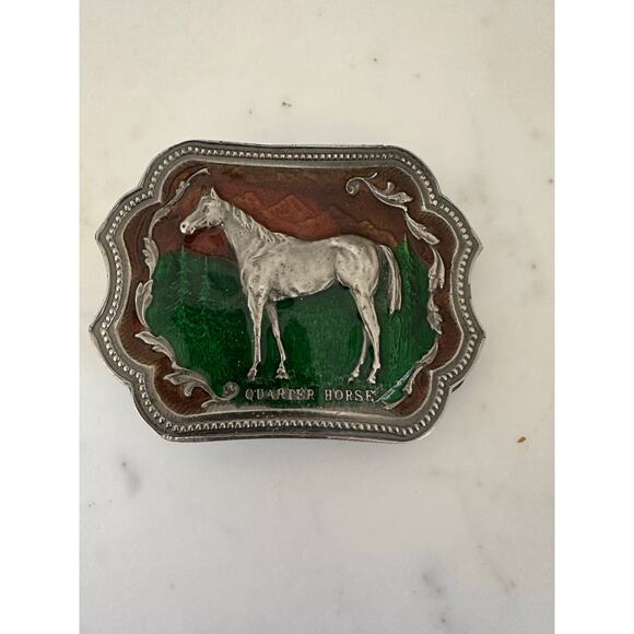 Quarter horse belt buckle - Picture 1 of 3